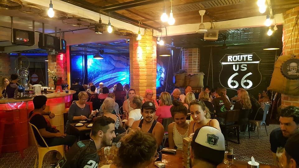Route 66 Music Restaurant & Hostel Siem Reap Exterior foto